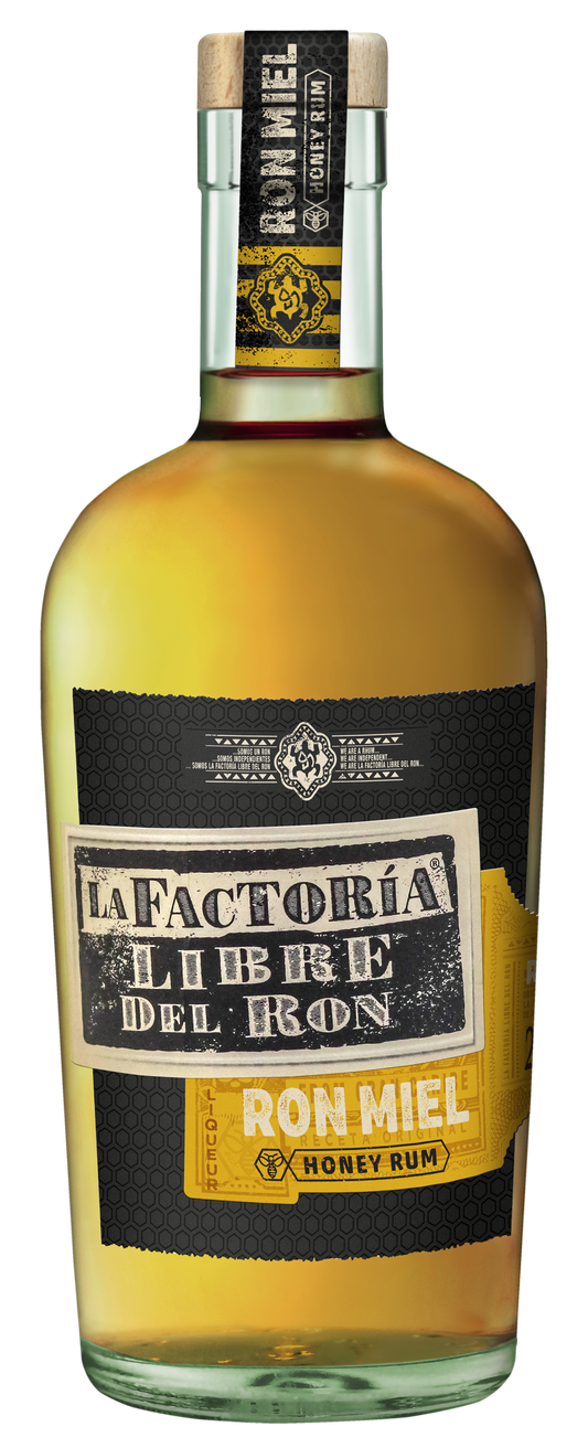 Bouteille Liqueur de Rhum La Factoría Elixir douceur miel - Distilleo